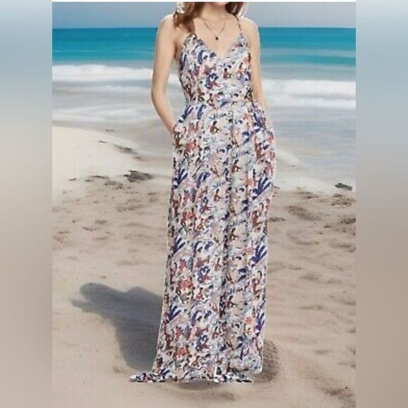 Scotch & Soda Keoni Jumpsuit Wide Leg Pockets Size M - Picture 1 of 10